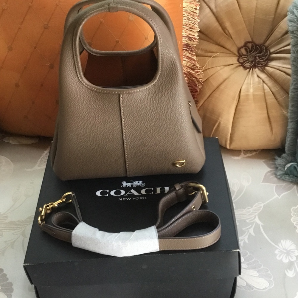 Coach Tan Leather Mini Bag